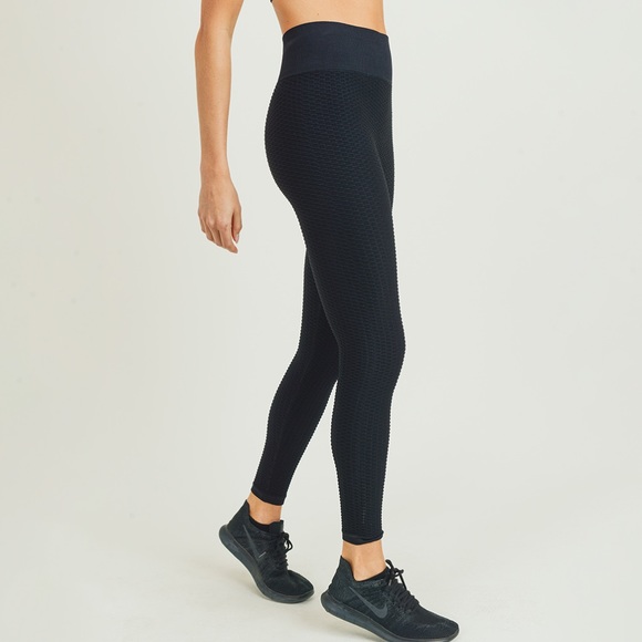 NWT💝Jacquard & Ribbed Seamless Bra & Leggings Set - Picture 8 of 8